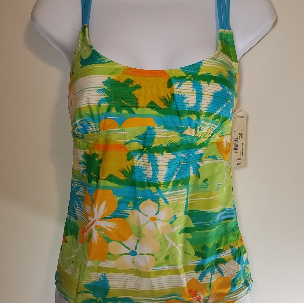 ARIZONA MULTI-STRAP TANKINI JUNIOR SWIMWEAR NWT